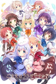 Is the Order a Rabbit?, Cover, HD, Anime Stream, ganze Folge