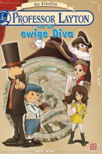 Poster, Professor Layton and the Eternal Diva Anime Cover