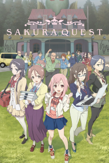 Sakura Quest, Cover, HD, Anime Stream, ganze Folge